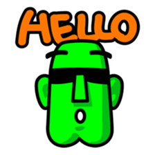 Funny Moai Baby sticker #10661365