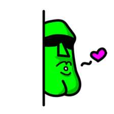 Funny Moai Baby sticker #10661366