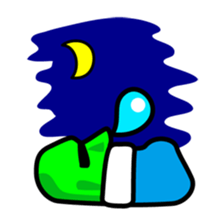 Funny Moai Baby sticker #10661381