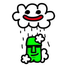 Funny Moai Baby sticker #10661382