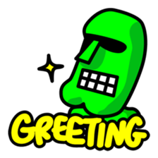 Funny Moai Baby sticker #10661391