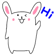 Fluffy rabbita sticker #10661400