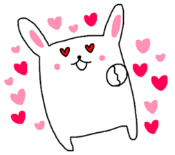 Fluffy rabbita sticker #10661402