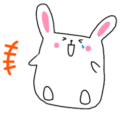 Fluffy rabbita sticker #10661426