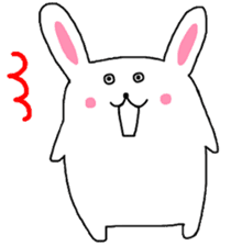 Fluffy rabbita sticker #10661428