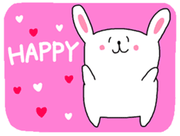 Fluffy rabbita sticker #10661438