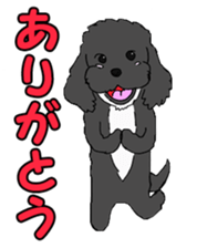 Speaking mix dog name is SASUKE sticker #10661451