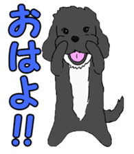 Speaking mix dog name is SASUKE sticker #10661454