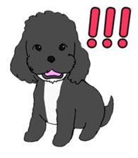Speaking mix dog name is SASUKE sticker #10661475