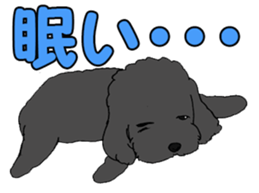 Speaking mix dog name is SASUKE sticker #10661477