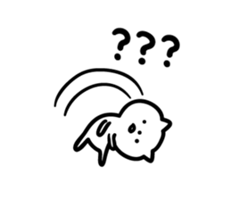 Cat a question2 sticker #10661606