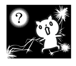 Cat a question2 sticker #10661616