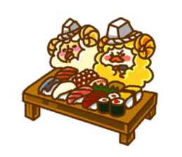 SheepsCloud moo's food sticker sticker #10661680