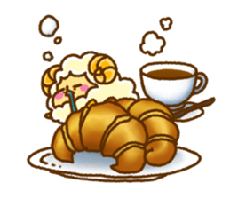 SheepsCloud moo's food sticker sticker #10661695