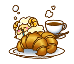 SheepsCloud moo's food sticker sticker #10661695