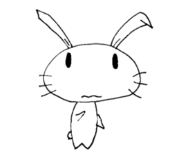 cute pop rabbit sticker #10662251