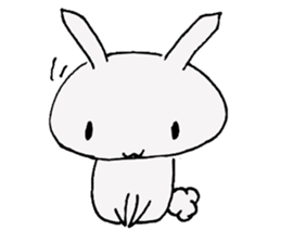 cute pop rabbit sticker #10662257