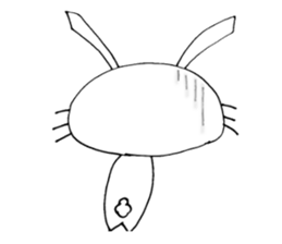 cute pop rabbit sticker #10662265