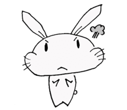 cute pop rabbit sticker #10662272