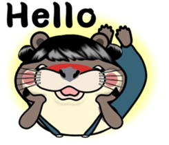 The small otter 2 sticker #10662447