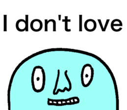 Only one monster in the world sticker #10663363