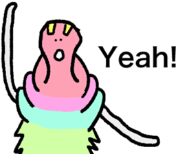 Only one monster in the world sticker #10663367