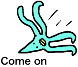 Only one monster in the world sticker #10663373