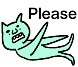 Only one monster in the world sticker #10663375