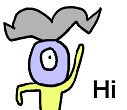 Only one monster in the world sticker #10663376