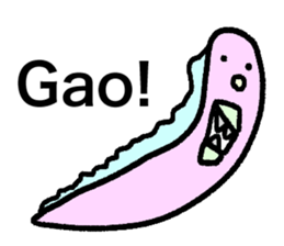 Only one monster in the world sticker #10663387