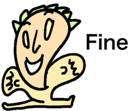 Only one monster in the world sticker #10663392