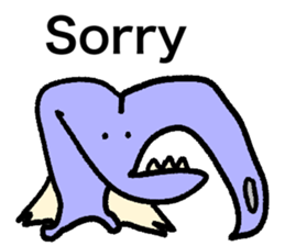 Only one monster in the world sticker #10663395