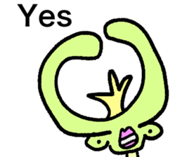 Only one monster in the world sticker #10663396