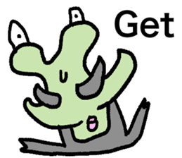 Only one monster in the world sticker #10663398