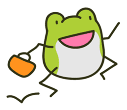 Keko the frog "frog's travel" sticker #10663920