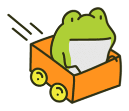Keko the frog "frog's travel" sticker #10663921