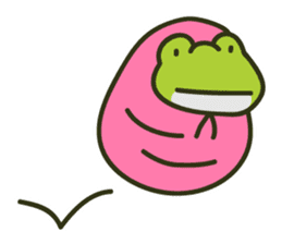 Keko the frog "frog's travel" sticker #10663926