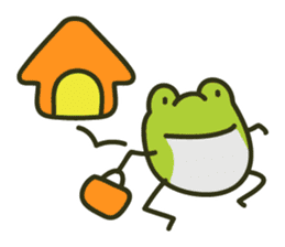 Keko the frog "frog's travel" sticker #10663928