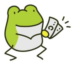 Keko the frog "frog's travel" sticker #10663934