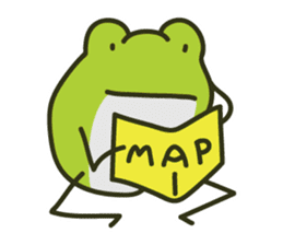 Keko the frog "frog's travel" sticker #10663937