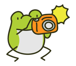 Keko the frog "frog's travel" sticker #10663940