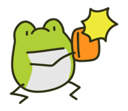 Keko the frog "frog's travel" sticker #10663941