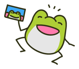 Keko the frog "frog's travel" sticker #10663943
