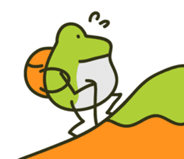 Keko the frog "frog's travel" sticker #10663948