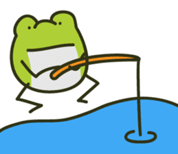 Keko the frog "frog's travel" sticker #10663950