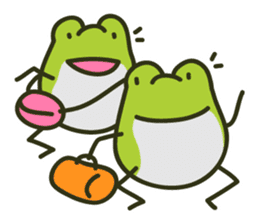 Keko the frog "frog's travel" sticker #10663957