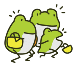Keko the frog "frog's travel" sticker #10663958