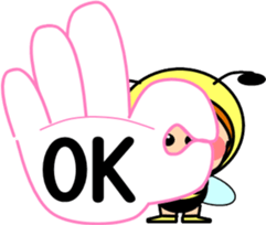 Princess bee sticker #10664097