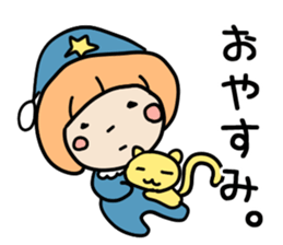 Mushroom cut of girl sticker #10664239