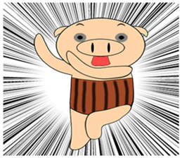 Bellyband pig2 sticker #10664535